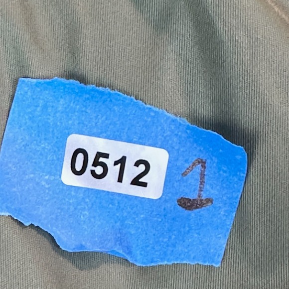 Vintage Olive Green Bomber Jacket with Faux Fur Collar Military Style - Picture 5 of 5